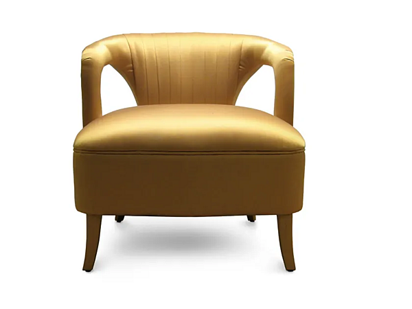 Poltrona facile in satin con braccioli Karoo BRABBU fabbrica BRABBU dall'Italia. Foto №2