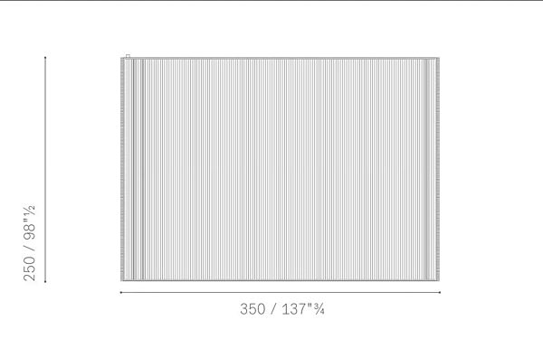 Tappeto rettangolare da esterno in polipropilene colore solido Sherazade POLTRONA FRAU fabbrica POLTRONA FRAU dall'Italia. Foto №12