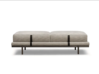 Panchina in tessuto imbottito Flou collezione New Bond Panchina in tessuto imbottito Flou collezione New Bond fabbrica Flou dall'Italia