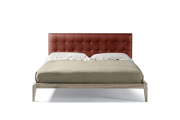 Letto matrimoniale in legno massello con testiera imbottita DALE SIG RE P 622 fabbrica Dale Italia (by Cantiero) dall'Italia. Foto №9