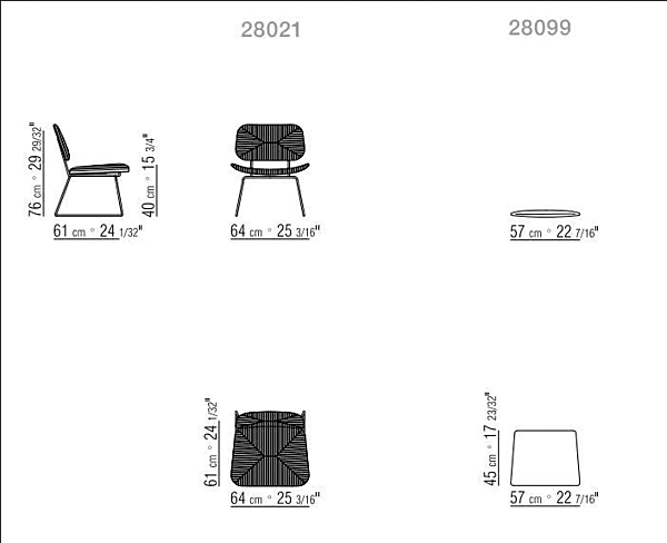 Poltrona con base a slitta in tessuto FLEXFORM ECHOES fabbrica FLEXFORM dall'Italia. Foto №4