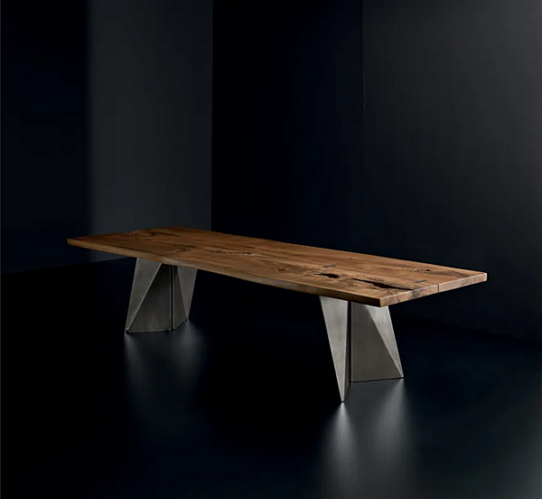 Tavolo rettangolare in legno massello Vero Vela ARTE BROTTO L620, VELA fabbrica Arte Brotto dall'Italia. Foto №8