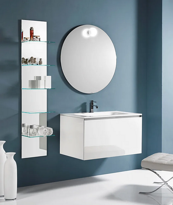Unità lavabo in cristallo con cassetti ARTELINEA DOMINO fabbrica ARTELINEA dall'Italia. Foto №4