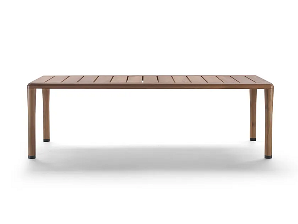 Tavolo da giardino rettangolare in iroko FLEXFORM collezione KOBO fabbrica FLEXFORM dall'Italia. Foto №1