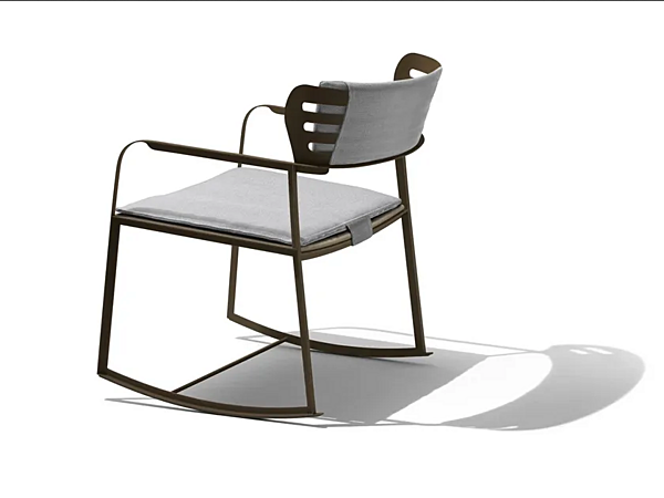 Poltrona a dondolo da giardino con braccioli in materiale GEA GIORGETTI 87042 fabbrica GIORGETTI dall'Italia. Foto №3