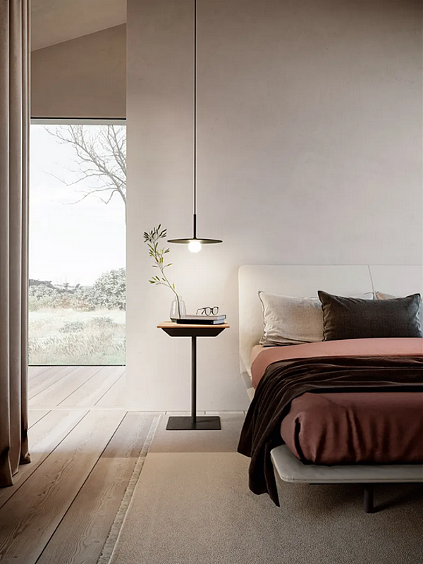 Letto imbottito con illuminazione integrata Kristalia Legri fabbrica Kristalia dall'Italia. Foto №13
