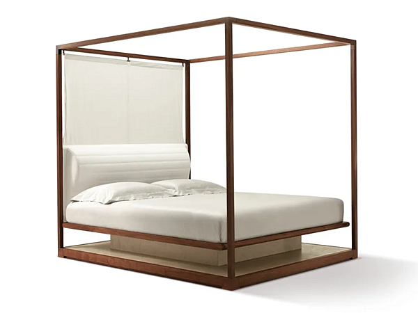 Letto matrimoniale con testiera imbottita GIORGETTI IRA 54270 fabbrica GIORGETTI dall'Italia. Foto №1