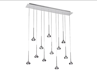 Lampada a sospensione in cristallo LED AXOLIGHT Fairy SP FAI 12 R