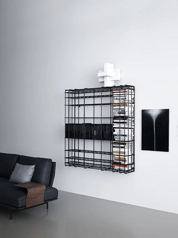 Libreria a parete in ferro Leyva Saba fabbrica SABA dall'Italia. Foto №6