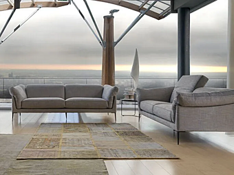 Divano a tre posti in tessuto con copertura rimovibile Elisir Calia Italia CAL 1078 fabbrica Calia Italia dall'Italia