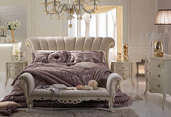 Letto etoile con fregio
