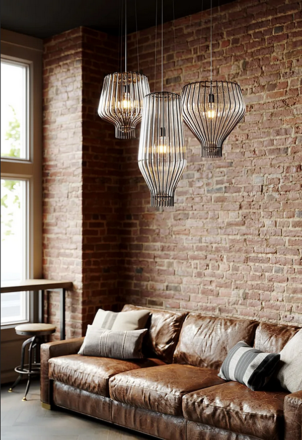 Lampada a sospensione in vetro Fabbian collezione Saya F47 A09 11 21 F47 A09/11/21 fabbrica Fabbian dall'Italia. Foto №2
