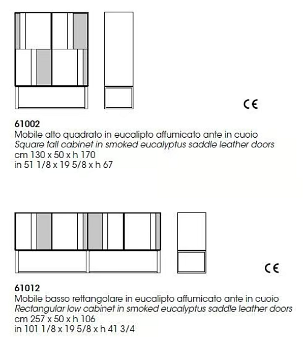 Buffet in legno con ante Origami GIORGETTI 61000, 61001, 61002 fabbrica GIORGETTI dall'Italia. Foto №6