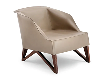 Poltrona in pelle Mobius GIORGETTI