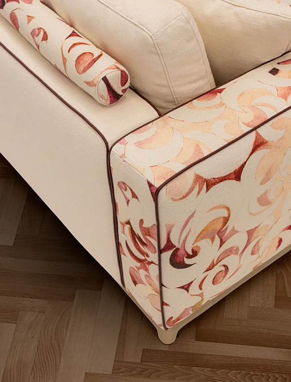 Divano a tre posti in tessuto con schienale imbottito FORMITALIA Moon H -Sofa-B fabbrica FORMITALIA dall'Italia. Foto №5