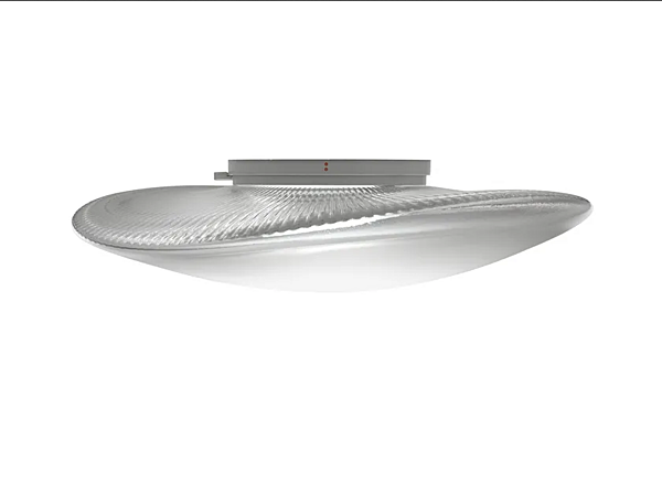 Lampada da soffitto in vetro soffiato LED Loop Fabbian fabbrica Fabbian dall'Italia. Foto №4