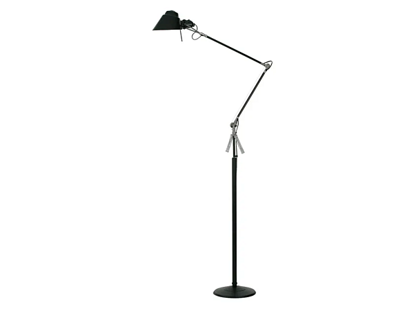 Lampada da terra regolabile in alluminio con braccio oscillante Lumina Tangram 101+125 fabbrica Lumina dall'Italia. Foto №1