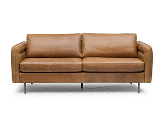 Divano a due posti in pelle Elegance Marinelli Home M1347
