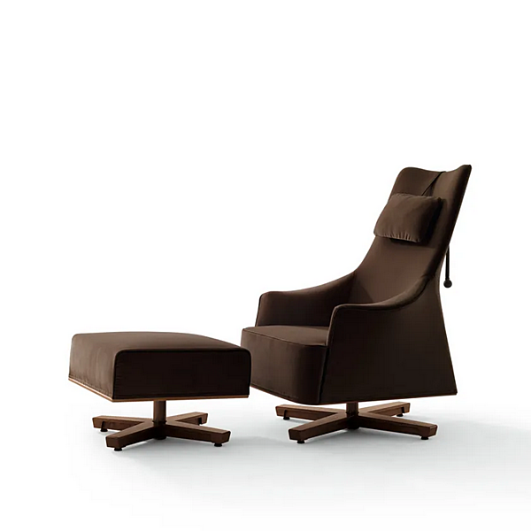 Poltrona girevole con base a 4 razze Mobius GIORGETTI fabbrica GIORGETTI dall'Italia. Foto №2