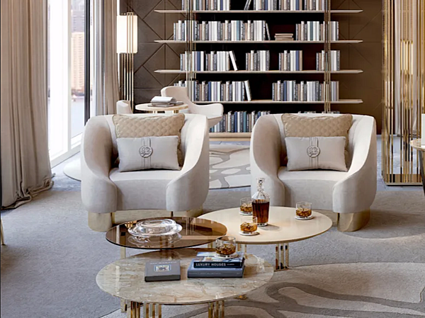 Poltrona con braccioli in tessuto Infinity Bizzotto Italia fabbrica Bizzotto Italia dall'Italia. Foto №2