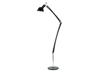 Lampada da terra in alluminio regolabile con braccio snodato Naomi Lumina 305