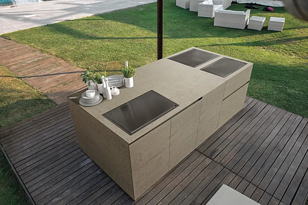 Cucina da esterno in acciaio Aster Cucine Outdoor 401708 fabbrica Aster Cucine dall'Italia. Foto №8