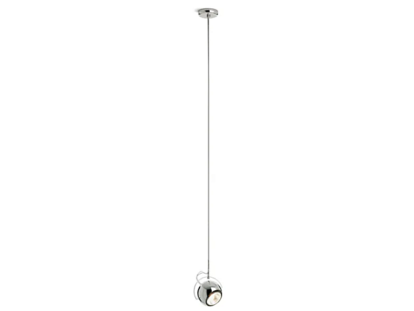 Lampada a sospensione in metallo Beluga in acciaio Fabbian fabbrica Fabbian dall'Italia. Foto №1