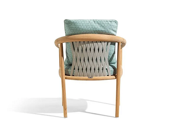 Sedia da giardino imbottita in teak con braccioli POLTRONA FRAU The Secret Garden fabbrica POLTRONA FRAU dall'Italia. Foto №10