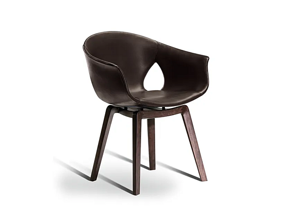 Poltrona in pelle con braccioli Ginger Poltrona Frau fabbrica POLTRONA FRAU dall'Italia. Foto №2