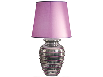 Lampada da tavolo in ceramica Violargento L'Antica Deruta VA/R/1172/35
