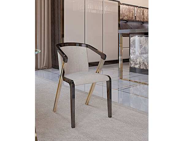 Poltrona in pelle imbottita con braccioli Bizzotto Italia Symphony Infinity fabbrica Bizzotto Italia dall'Italia. Foto №2