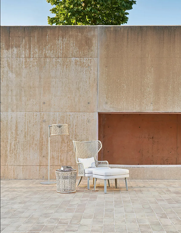 Poltrona da giardino con braccioli in corda VARASCHIN collezione Emma 23655, 23656, 23657, 23658 fabbrica VARASCHIN dall'Italia. Foto №7