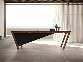 Cucina da esterno in legno e pietra MODULNOVA Progetto 07 fabbrica Modulnova dall'Italia