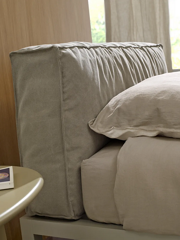 Letto singolo con copertura removibile e testata imbottita Lera Soft Duomo Design fabbrica Duomo Design dall'Italia. Foto №3