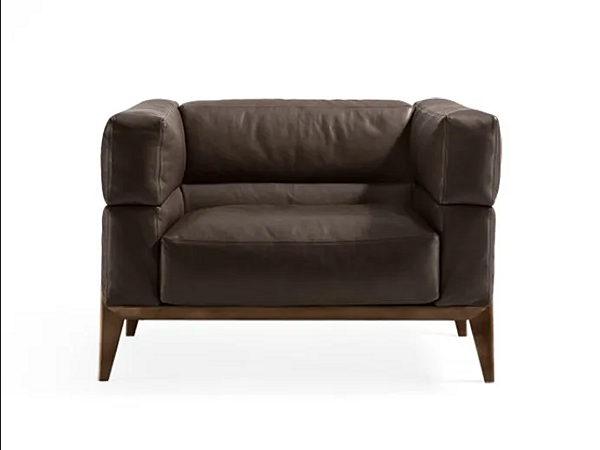 Poltrona in pelle con braccioli AGO GIORGETTI 66800 fabbrica GIORGETTI dall'Italia. Foto №2