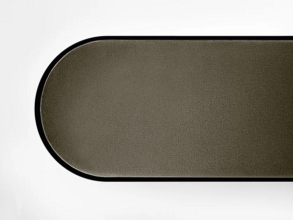 Panchina in metallo con schienale imbottito Gallotti&Radice Sensei fabbrica Gallotti & Radice dall'Italia. Foto №8