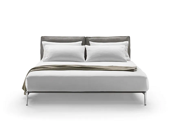 Letto matrimoniale in tessuto con testata imbottita FLEXFORM ADDA fabbrica FLEXFORM dall'Italia. Foto №3