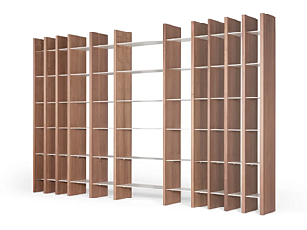 Libreria in legno sezionale AMURA collezione Sistema Parere 1 fabbrica AMURA dall'Italia