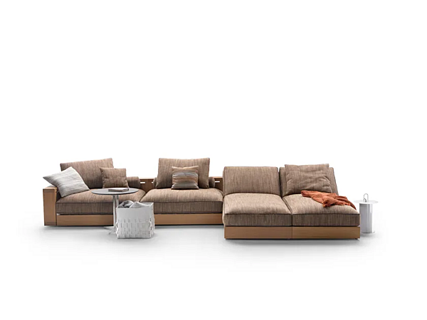 Divano angolare da giardino in tessuto FLEXFORM Hamptons fabbrica FLEXFORM dall'Italia. Foto №5
