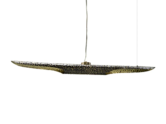 Lampada a sospensione in ottone della collezione Vellum BRABBU