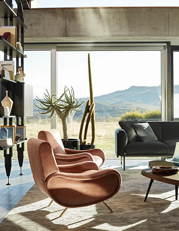 Poltrona in tessuto Lady CASSINA 720 fabbrica CASSINA dall'Italia. Foto №6
