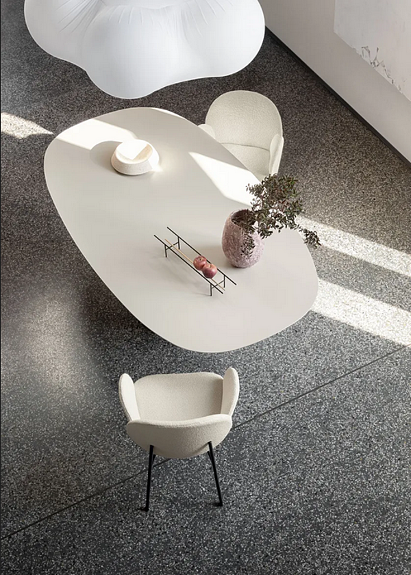 Tavolo ovale con base in poliuretano e piano in MDF laccato Saba Teatro Magico fabbrica SABA dall'Italia. Foto №8