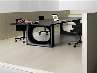 Tavolo rettangolare in legno Holo Kristalia