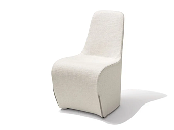 Sedia in tessuto con copertura removibile GIORGETTI COLLEZIONE TIE 70900