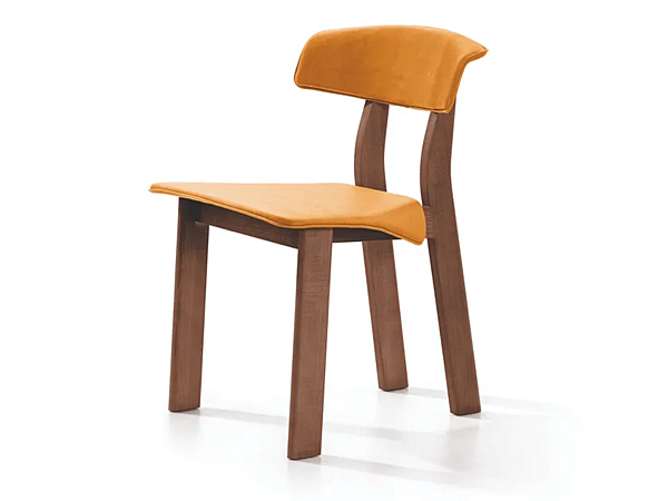 Sedia in legno con schienale aperto e pannello posteriore CASSINA fabbrica CASSINA dall'Italia. Foto №1