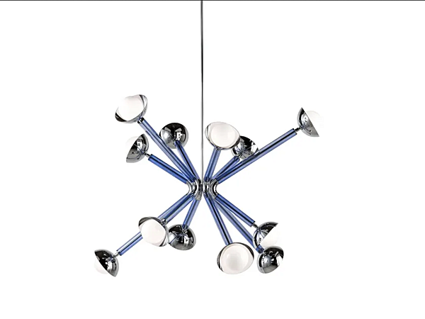 Lampada a sospensione in vetro soffiato artigianale Stimma 12 MULTIFORME SS8999-12 fabbrica MULTIFORME dall'Italia. Foto №6