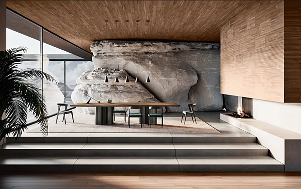 Tavolo rettangolare in legno massello Vero Pila ARTE BROTTO L620, PILA fabbrica Arte Brotto dall'Italia. Foto №2