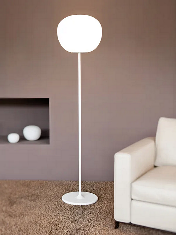 Lampada da terra in vetro Fabbian collezione Lumi Mochi fabbrica Fabbian dall'Italia. Foto №4