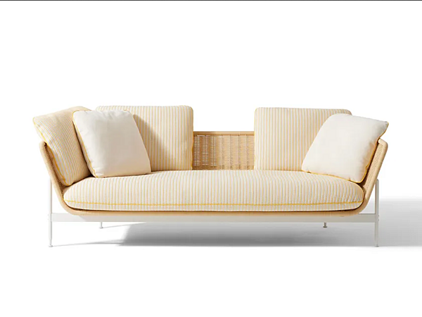 Divano da giardino in tessuto con copertura removibile CASSINA Esosoft Outdoor fabbrica CASSINA dall'Italia. Foto №2