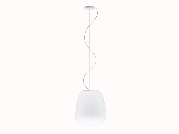 Lampada a sospensione in vetro Lumi Baka Fabbian fabbrica Fabbian dall'Italia. Foto №2